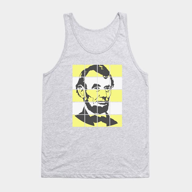 Abraham Lincoln The President Tank Top by Mapunalajim